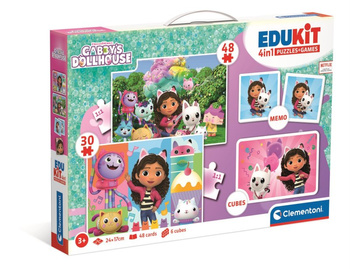 Puzzle+ Gra 4w1 Edukit Gabby 18319