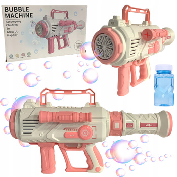 PISTOLET BROŃ KARABIN MASZYNA DO TWORZENIA BANIEK MYDLANYCH ŚWIATŁO PŁYN