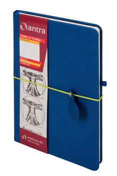 Notes renesans A5 kratka granatowy