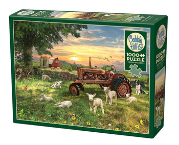 Puzzle 1000 Wschód słońca na wsi 113082
