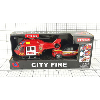 HELIKOPTER+SAM.STRAŻ ŚW./DŹW. W PUDEŁKU