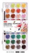 Farbki wodne paleta 36 kolorów