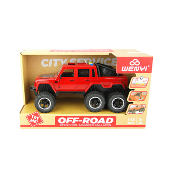 Jeep Terenowy 6 Kół Światła Dźwięki Samochód Zabawka Dla Dzieci Prezent