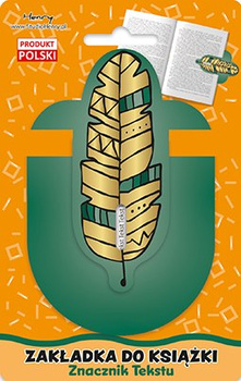 Zakładka znacznik tekstu Piórko Boho