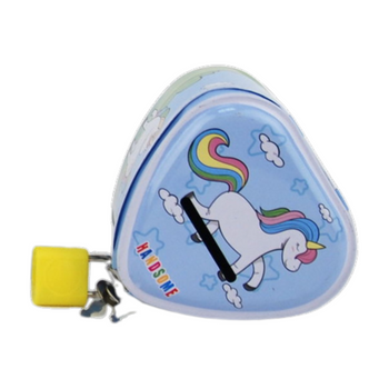 Skarbonka metalowa na oszczędności trwała kasetka zabezpieczająca