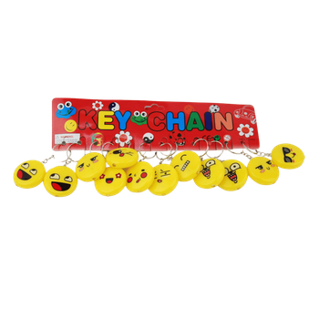 Brelok buźka 12 sztuk uśmiechnięte zawieszki do kluczy dodatek gadżet