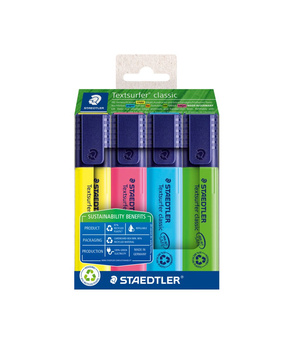 Zakreślacz Textsurfer classic Eco line 4 kol. (1 23 3 5) Staedtler