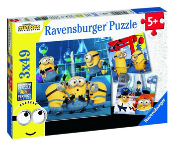 Puzzle 3x49 Minionki 2 Ravensburger