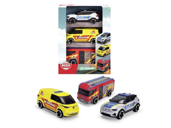 SOS Pojazdy ratunkowe 15,5cm 3-pak Dickie Toys