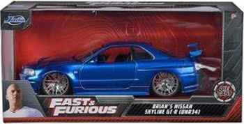 Jada F&F Nissan Skyline blue 2002 1:24 Jada