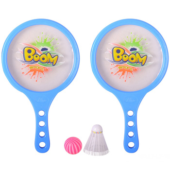 RAKIETKI PLASTIKOWE LOTKA PIŁECZKA BADMINTON DZIECIĘCY PALETKI TENIS