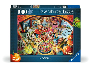 Puzzle 2D: Cukierek albo psikus 1000el Ravensburger