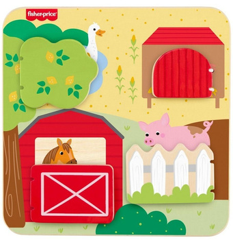 Fisher-Price. Drewniana tablica A Kuku Fisher- Price