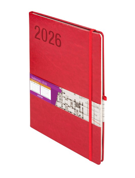Kalendarz 2026 Formalizm A4 TDW czerwony