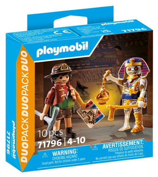 Playmobil Poszukiwacz skarbów i mumia 71796