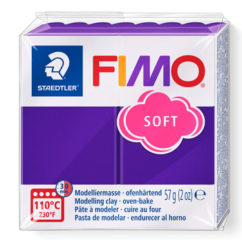 Kostka FIMO soft 57g fiołkowy masa termoutwardzalna Staedtler