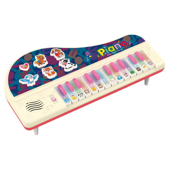 Pianinko dla dzieci na baterie edukacyjne zabawka interaktywna zwierzątka