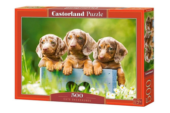 Puzzle 500 Cute Dachshunds CASTOR Castorland
