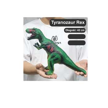 Dinozaur Interaktywny Gumowy Dźwiękowa Zabawka Edukacyjna Prezent Dla Dziec