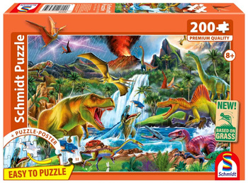 Puzzle 200 PQ Dinozaury 113344