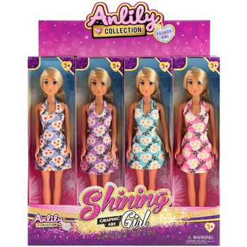 Lalka Dziewczynka Z Długimi Włosami Ubranko Prezent Dla Dzieci