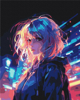 Malowanie po numerach BRUSHME 40x50 cm Cyberpunk