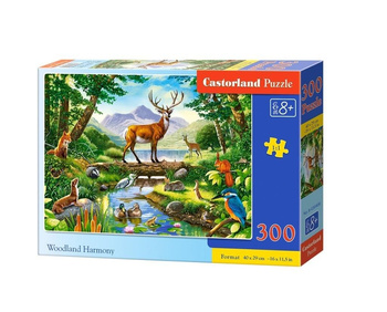 Puzzle 300 Woodland Harmony CASTOR Castorland