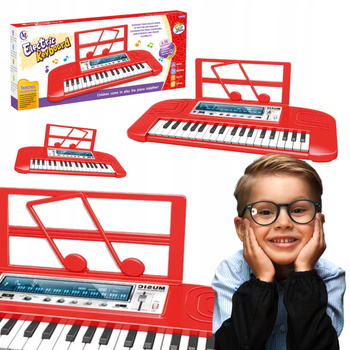 ELEKTRYCZNE ORGANKI PIANINO KEYBOARD ZESTAW MUZYCZNY PREZENT DLA DZIECI