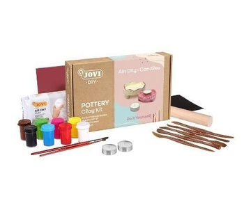 Zestaw DIY z gliną świecznik