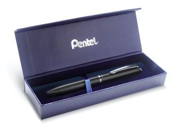 Eleganckie pióro kulkowe EnerGel 0,7 mm BL2007 czarny w etui