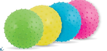 John Piłka 22cm z wypustkami mix Simba