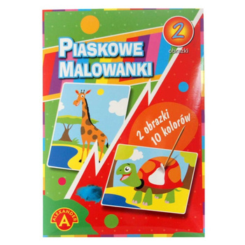 Malowanka piaskowa żyrafa żółw