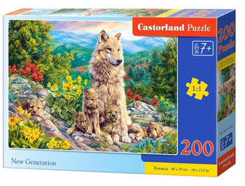 Puzzle 200 New Generation CASTOR Castorland