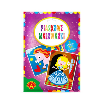 Piaskowe malowanki Księżniczka Jednorożec 2095