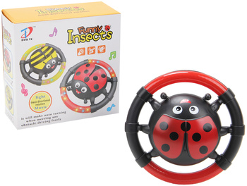 Biedronka jeżdżąca interaktywna zabawka dla dzieci edukacyjna na baterie