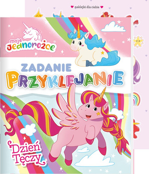 Dzień tęczy. Moje Jednorożce. Zadanie Przyklejanie