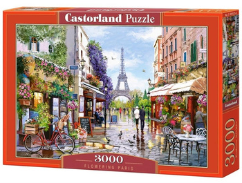 Puzzle 3000 Fowering Paris CASTOR Castorland