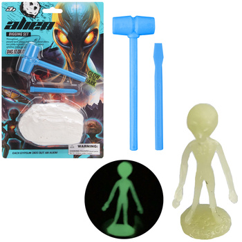 WYKOPALISKA KOSMITA ARCHEOLOG FLUORESCENCYJNY ZABAWKA PREZENT DLA DZIECKA