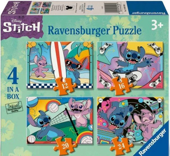 Puzzle 4w1 Disney Stitch Ravensburger