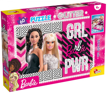 LISCIANI BARBIE GLITTER PUZZLE 60 EL. GIRL SQUAD!