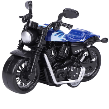 Motocykl metalowy z napędem pull back duży model dla dzieci kolekcja