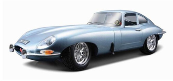 Jaguar E Coupe 1961 Silver Blue 1:18 BBURAGO BBurago
