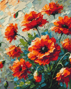 Malowanie po numerach BRUSHME 40x50 cm Maki