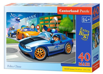 Puzzle 40 maxi - Police Chase CASTOR Castorland
