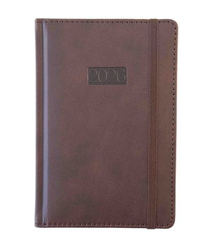 Kalendarz 2026 B6 LUX dzienny kawowy V3 K-B6D L