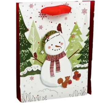 Torba prezentowa świąteczna rozmiar M elegancka na upominki dla bliskich