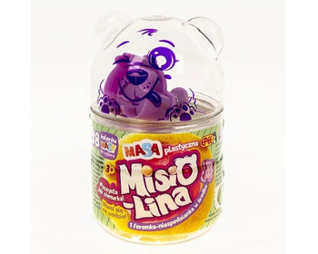 Misiolina Masa plastyczna pomarańcz 60g + foremka EPEE