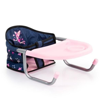 Siedzisko stołowe dla lalek różowo-granatowe Bayer Design