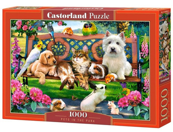 Puzzle 1000 Pets in the Park CASTOR Castorland