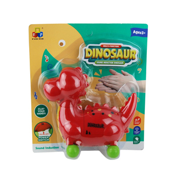 Dinozaur na baterie interaktywny zabawka edukacyjna dla dzieci blister